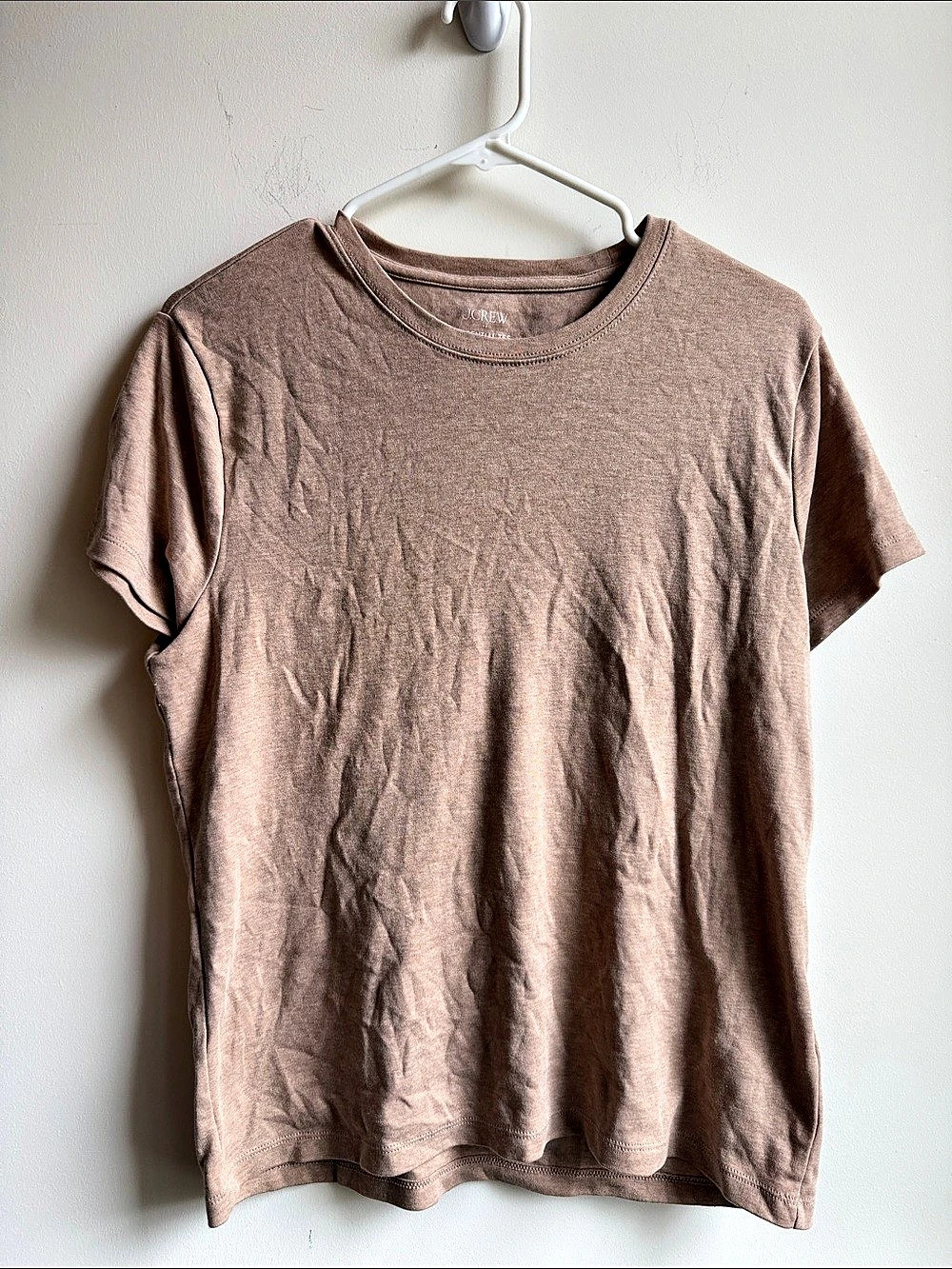 J.CREW Essential Tee Short Sleeve Tee in Brown Large Like New